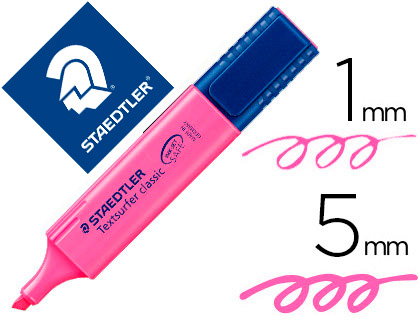 Marcador fluorescente Staedtler Textsurfer 364 tinta rosa